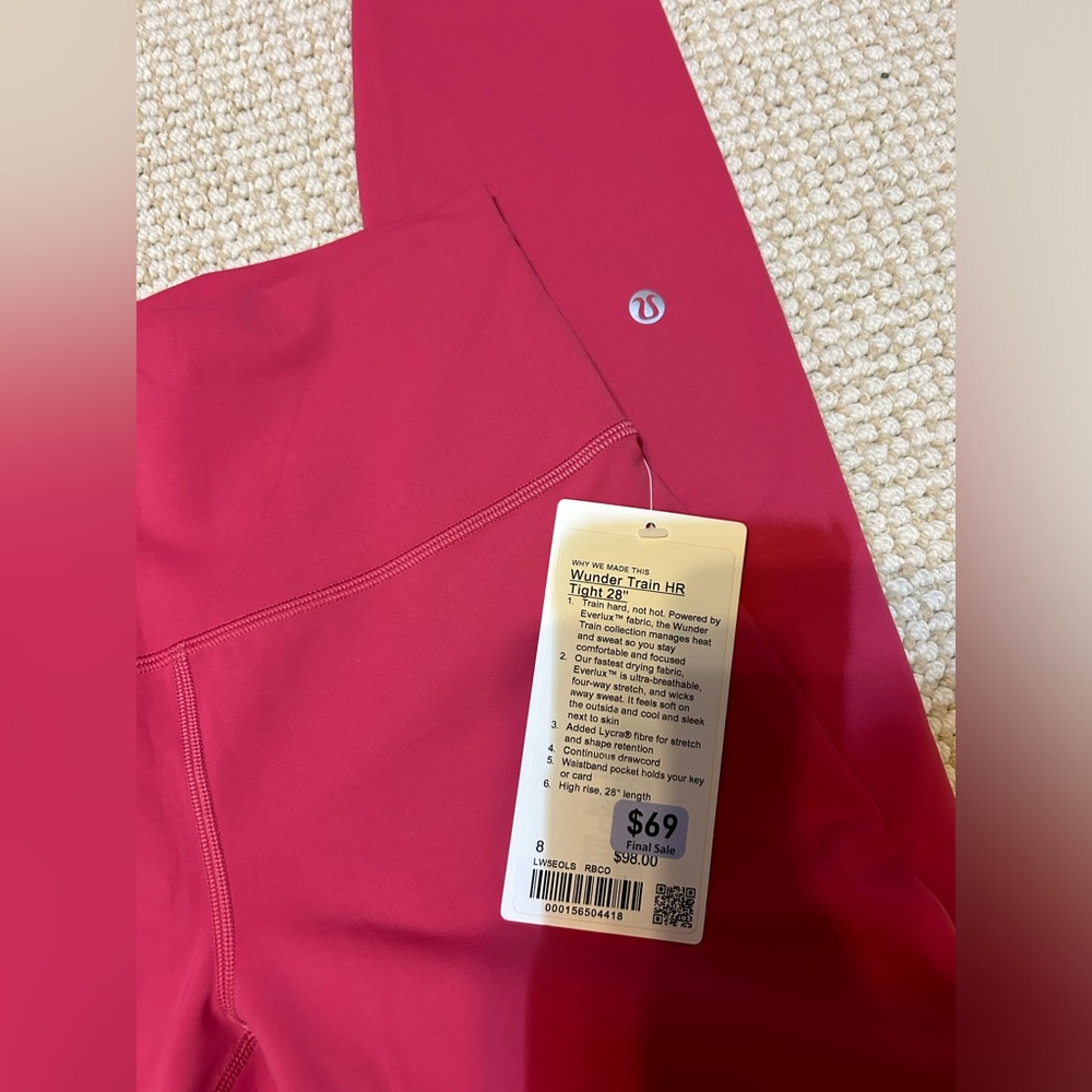 lululemon athletica Pink Leggings